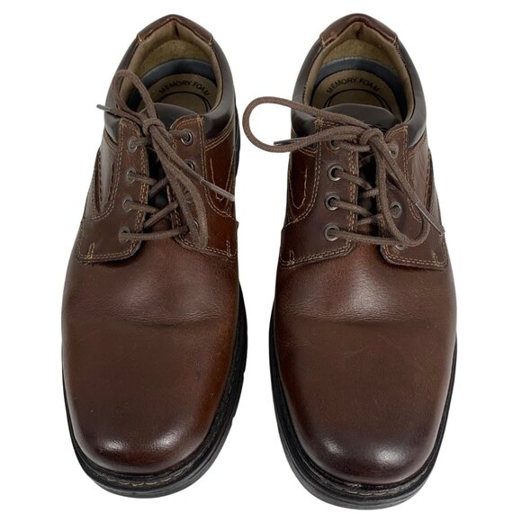 DOCKERS Shelter Warden Oxford Lace Up Plain Toe Shoes Mens Size 9M VGUC - Picture 2 of 8